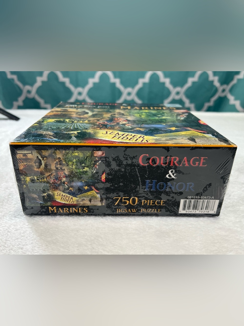 Americana Souvenirs and Gifts Marines 'Courage & Honor' 750 piece Jigsaw Puzzle - Picture 2 of 4